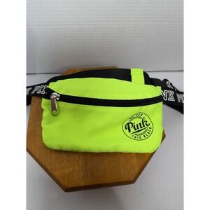 Victoria's Secret PINK Neon Green Fanny‎ Pack Belt Bag Adjustable Strap